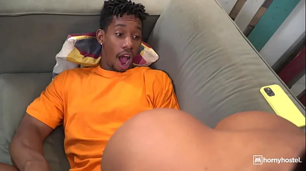 HORNYHOSTEL - (Sheila Ortega, Jesus Reyes) - Huge Tits Venezuela Babe Caught Naked By A Big Black Cock Preview Video