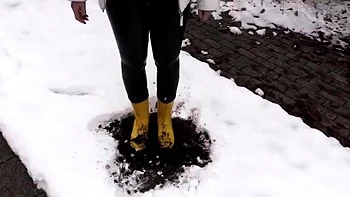 LadyKarame Meine Gummistiefel müssen glänzen, also leck