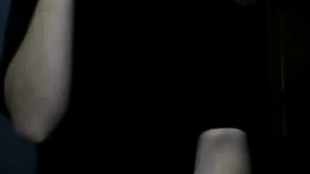 Webcam teen slut pushes bottle deep inside