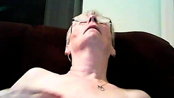 Granny's Webcam Titillating Tit Play
