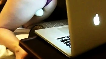 Girl's Solo Webcam Show for a Stranger, Filmed by Husband