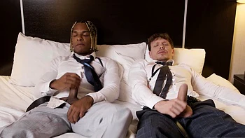 Ethan Chase and Adrian Hart satisfying urges