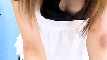 【メイドパンチラ逆さ撮り】辞めた子②＝・