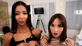 OfficePOV Angelica Heart Lia Lin And Kate Quinn Women