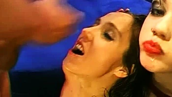 Hardcore blowjob and cumshot