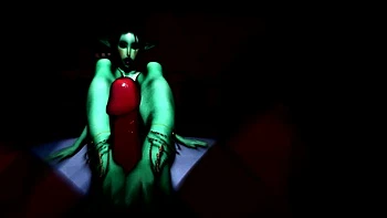 Foxy 3D Superwoman bounces up and down on a cock