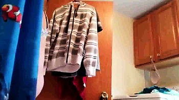 peeking at my blonde niece in the bathroom