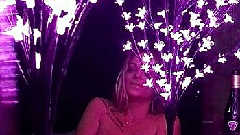 Blonde with big boobs fucked from behind before tit wanking