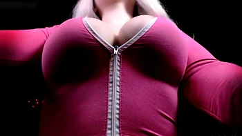 Big boob brunette masturbates on webcam