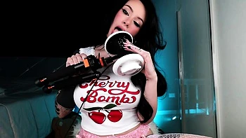 Beautiful brunette in sexy solo fingering masturbation 2 wmv