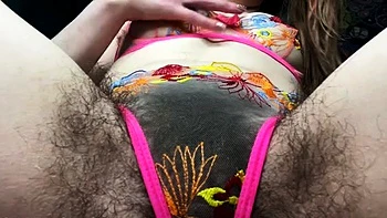 Simone Soros - Finger fuck Simone Soros perfect hairy pussy