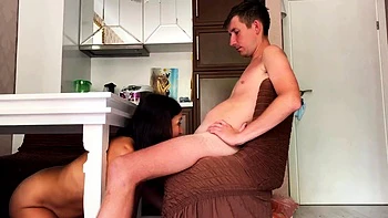 Cheating MILF Gives Blowjob While I'm On The Phone With My G