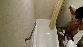 Exposed and Shameful Play by the Window in a High-Rise