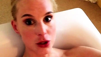 British blonde milf Jane Bond solo masturbation