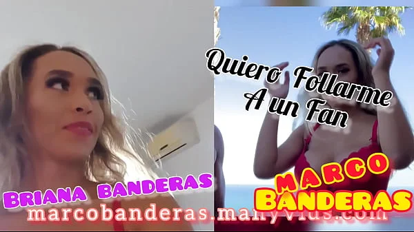 I bring a fan to Briana Banderas and we fuck her together