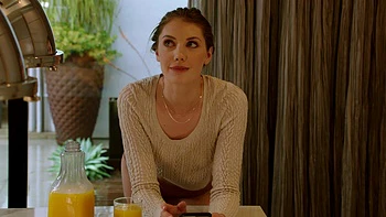 Elena Koshka rides the big cock of Dean Van Damme with passion.