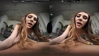 VR Brunette Casting: Blowjob, Doggy  Cowgirl Porn