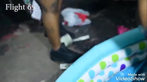 Married IG Model Fucks in Blowup Pool