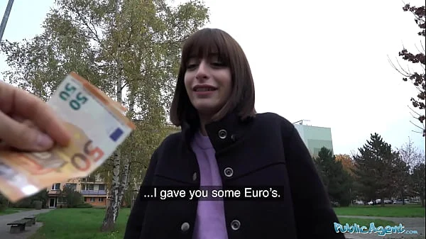 Public Agent Cute Italian babe offers sexual favours for his Casino winnings