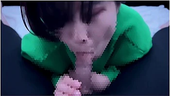 She Sucks A Good Blow Job And Sucks Up A Lot Of Sperm