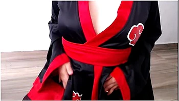 Milf Cosplayer Con Kimono Japones De Akatsuki
