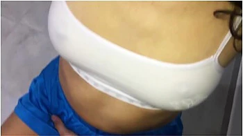 I Fuck My Personal Trainer Without A Condom In The Gym. Creampie In My Pussy!