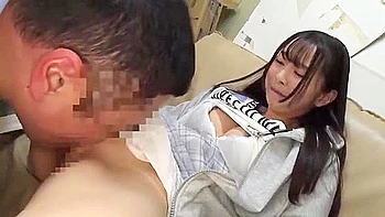 A girl is taken to a man's house, groped, and fucked with her legs spread.