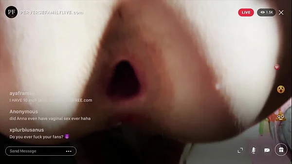 PERVERSE FAMILY LIVE - Lina's Hairy Cunt: Replay the kinkiest livestream!