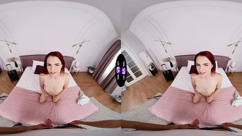 Redhead beauty Sirena Milano enjoys intimate moments with her boyfriend