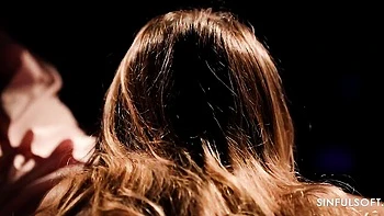 Nighttime fuck in the missionary pose with a long-legged gf Karina King