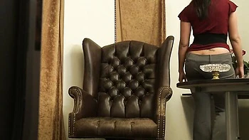 Awesome anal in the doggy style with a hot brunette Kelly Divine