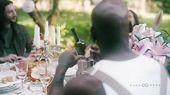 Good double penetration with hot Bishop Blac and Rod Hardick