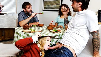 Good inked chick Penelope Snaps nicely creampied by big cock