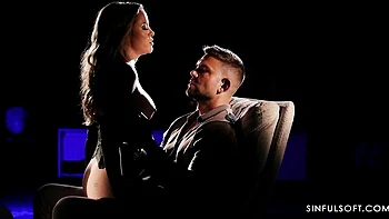 Nighttime fuck in the doggy style with a slutty blonde Maya Rose