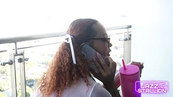 Awesome interracial sex with a slutty redhead hottie Dickhddaily