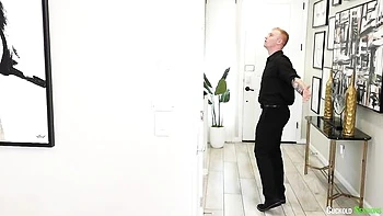 Spicy interracial FFM fuck with a busty brunette Savanah Storm