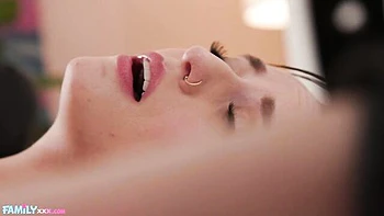 Hard fuck in the cowgirl pose with a long-legged girlfriend Lana Smalls