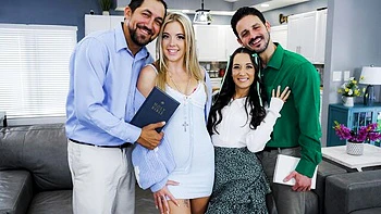 Awesome partner swap with hot Freya Von Doom and Lola Cheeks