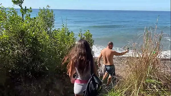 4 guys fucked a girl on the beach