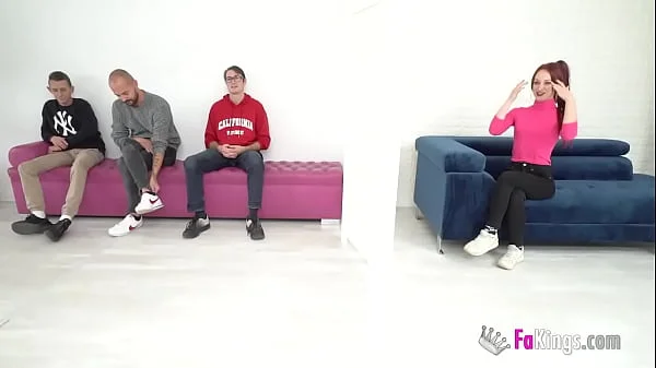 BLIND DATES are back! She'll have to choose a guy, but ends up fucking two