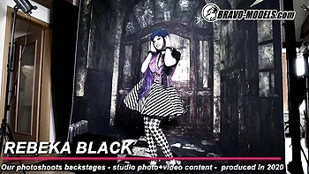 Watch well-proportioned Rebeka Black's movie