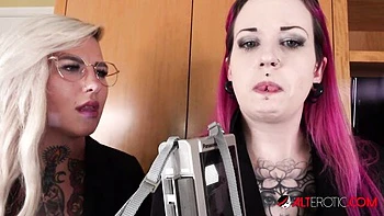 Watch angelic Lady Lazarus and Darcy Diamond's video