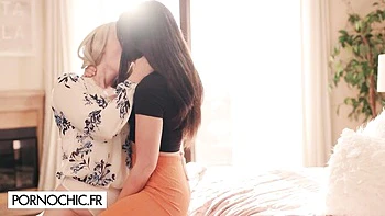 Pretty Jane and Lilly's small tits smut