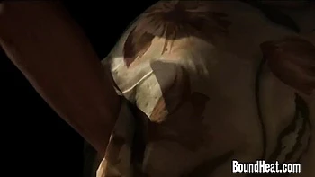 Bound Heat featuring female's young (18+) dirt