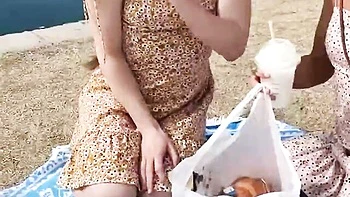 Chloe Temple and Megan Marx's small tits dirt by Mr Lucky Life