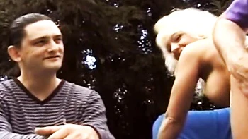 Married scene with flirtatious hottie from Screw My Wife Club