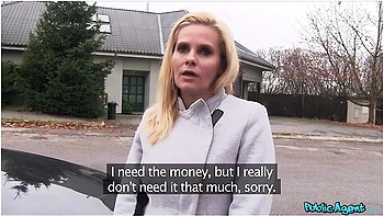 Blonde Milf With Big Boobs Fucks A Stranger For Cash With Lilly Peterson