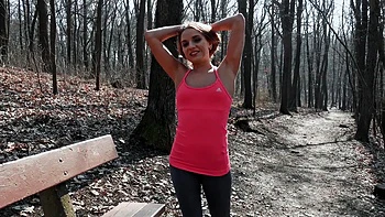 Cute teen Vlada with long hair gets fucked hard by her boyfriend