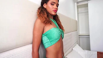 Slim Brazilian Ebony Karina Rose Gets Her Ass Fucked By Big Cock