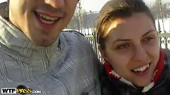 Cute teen girl masturbates in shower